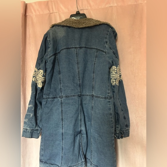 RARE Free People oversized ultra warm sherpa lined coat - Picture 5 of 7